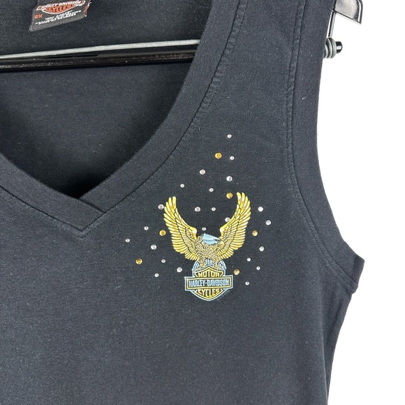 Vintage 90s Women’s Harley Davidson Motorcycles Shirt Size 2XL - Picture 3 of 8